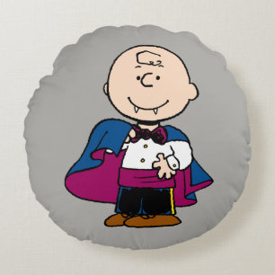 pinda's   graaf Charlie Brown Rond Kussen
