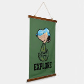 pinda's | Grote buitensnoop Hangend Wandkleed (Gebogen)