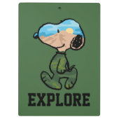 pinda's | Grote buitensnoop Klembord (Achterkant)