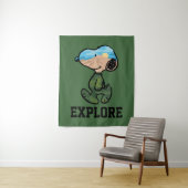 pinda's | Grote buitensnoop Wandkleed (In situ)