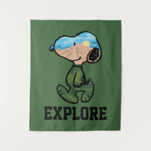 pinda's   Grote buitensnoop Wandkleed