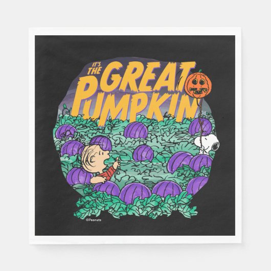 pinda's | Het is de grote pompoen Servet (Voorkant)