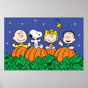 pinda's   Het is de Grote Pumpkin Charlie Brown Poster