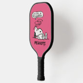 pinda's | Het leven zit vol met onbeleefde ontwake Pickleball Paddle (Links)