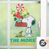 pinda's | Hoe meer de Merrier Raamsticker (Huis)