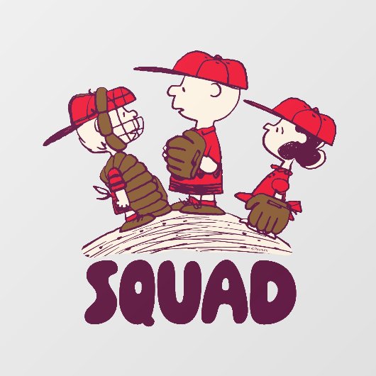 pinda's | honkbalteam raamsticker (Vel)