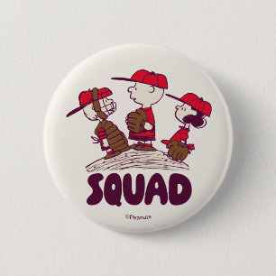 pinda's honkbalteam ronde button 5,7 cm