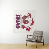 pinda's | honkbalteam wandkleed (In Situ (horizontaal))