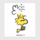 pinda's | Hout uit gebundeld hout Sticker (Vel)