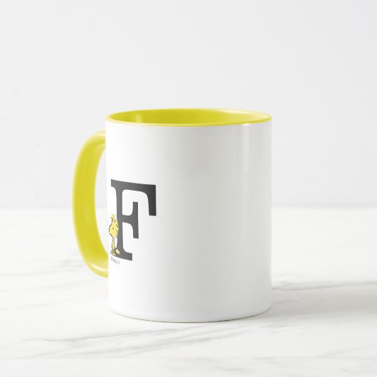 PINDA'S | Houtvoorraad | Monogram F Mok (Voorkant links)