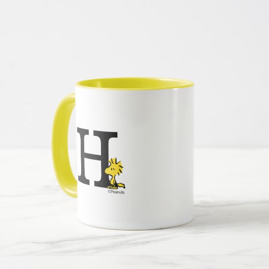 PINDA'S | Houtvoorraad | Monogram H Mok (Voorkant links)