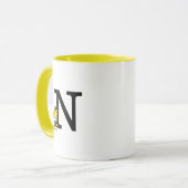 PINDA'S | Houtvoorraad | Monogram N Mok (Voorkant links)