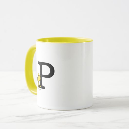 PINDA'S | Houtvoorraad | Monogram P Mok (Voorkant links)