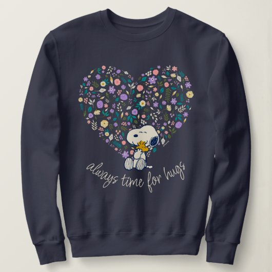 Pinda's in bloei | Snoopy Heart Trui (Design voorkant)