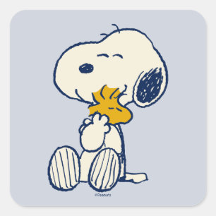 pinda's in Bloom Vierkante Sticker