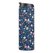 pinda's in het bloempatroon thermosbeker (Geroteerd rechts)