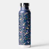 pinda's in het bloempatroon waterfles (Links)