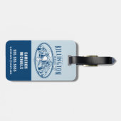 pinda's | Killington Ski Resort Vermont Bagagelabel (Achterkant horizontaal)