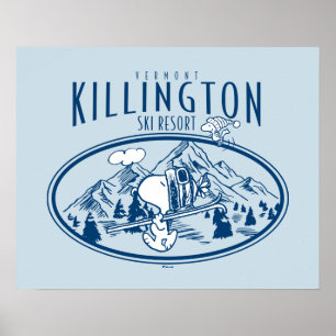 pinda's Killington Ski Resort Vermont Poster