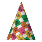 pinda's | Leuk Colorblock Patroon Feesthoedjes (Links)