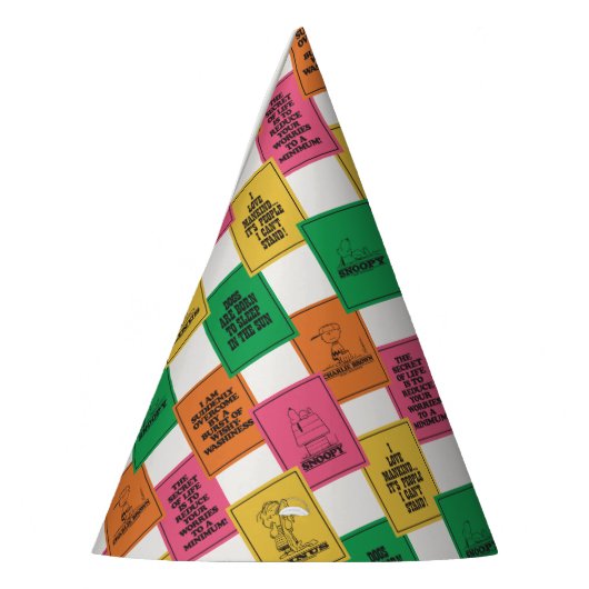 pinda's | Leuk Colorblock Patroon Feesthoedjes (Links)