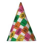 pinda's | Leuk Colorblock Patroon Feesthoedjes (Rechts)