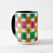 pinda's | Leuk Colorblock Patroon Mok (Voorkant links)