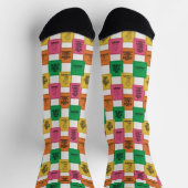 pinda's | Leuk Colorblock Patroon Sokken (Top)