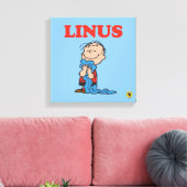 pinda's | Linus Blanket Smile Canvas Afdruk (Insitu (Woonkamer))