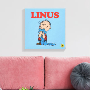 pinda's   Linus Blanket Smile Canvas Afdruk