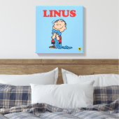 pinda's | Linus Blanket Smile Canvas Afdruk (Insitu (Slaapkamer))