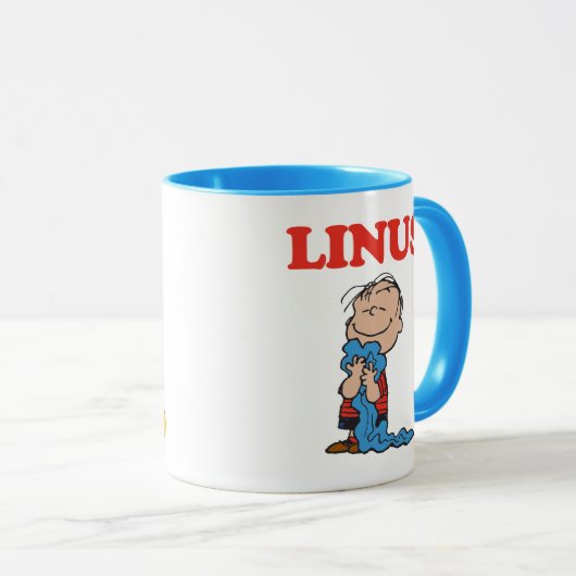 pinda's | Linus Blanket Smile Mok (Voorkant rechts)