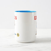 pinda's | Linus Blanket Smile Tweekleurige Koffiemok (Center)