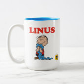 pinda's | Linus Blanket Smile Tweekleurige Koffiemok (Links)