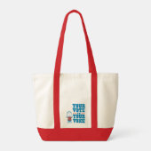 pinda's | Linus - Uw stem is uw keuze Tote Bag (Achterkant)