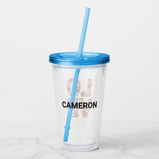 pinda's - LOVE Acryl Drinkbeker (Achterkant)