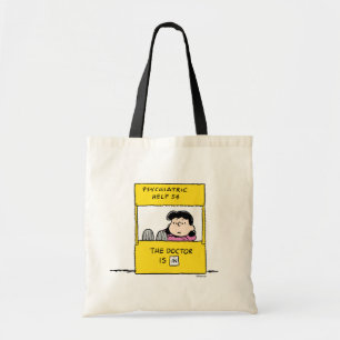 pinda's   Lucy en de dokter zijn in Tote Bag