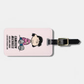 pinda's | Lucy met wapens Bagagelabel (Voorkant horizontaal)