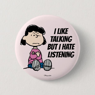 pinda's Lucy met wapens Ronde Button 5,7 Cm