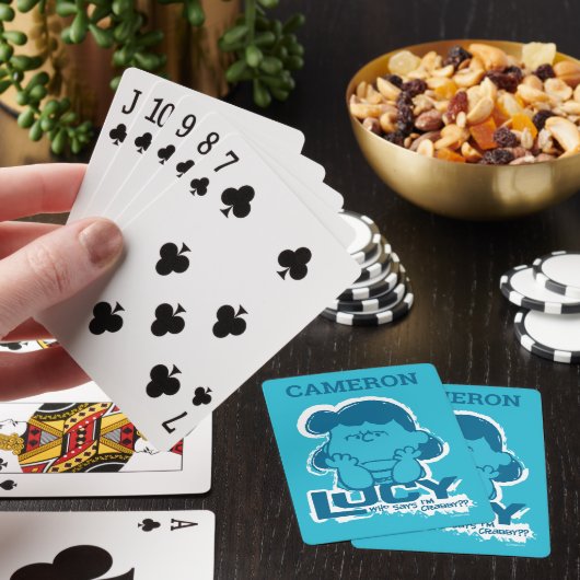 pinda's | Lucy, wie zegt dat ik gek ben? Speelkaar Pokerkaarten (Insitu)