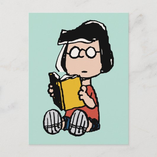 pinda's | Marcie Reading Briefkaart (Voorkant)