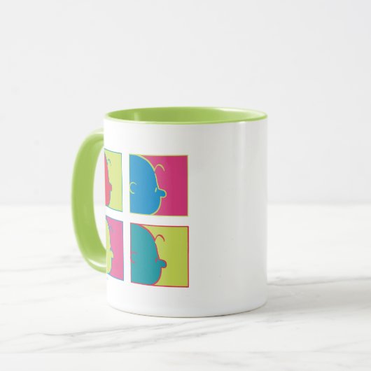 pinda's | Moderne Pop Art Charlie Brown Mok (Voorkant links)