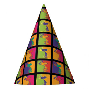 pinda's   Moderne Pop Art Snoopy Feesthoedjes