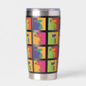 pinda's | Moderne Pop Art Snoopy Geïsoleerde Drinkbeker (Achterkant)