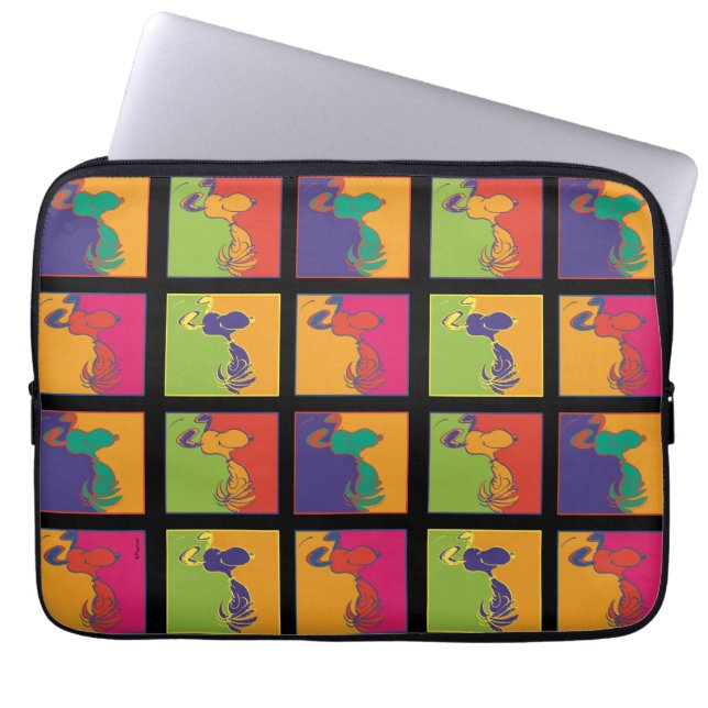 pinda's | Moderne Pop Art Snoopy Laptop Sleeve (Voorkant)