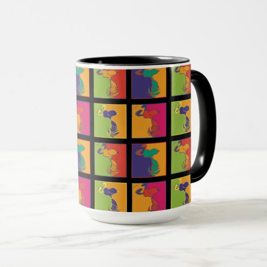 pinda's | Moderne Pop Art Snoopy Mok (Voorkant rechts)