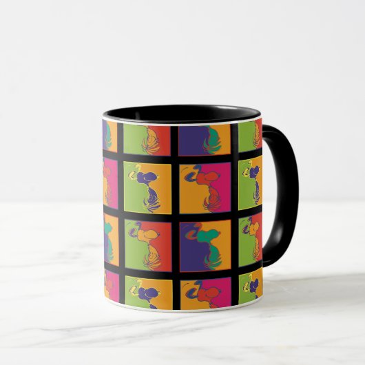 pinda's | Moderne Pop Art Snoopy Mok (Voorkant rechts)