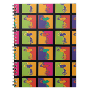 pinda's Moderne Pop Art Snoopy Notitieboek