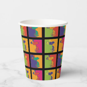 pinda's Moderne Pop Art Snoopy Papieren Bekers