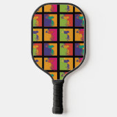 pinda's | Moderne Pop Art Snoopy Pickleball Paddle (Achterkant)